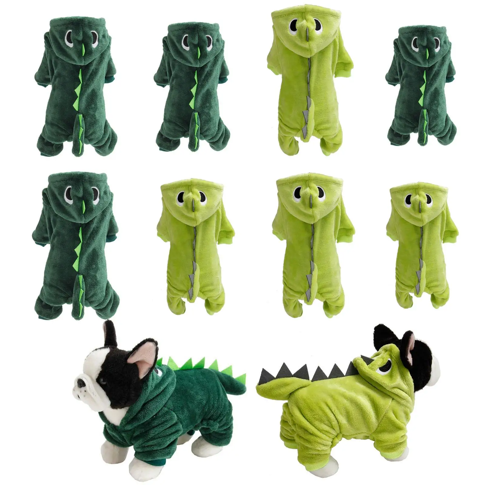 Creative Dog Dinosaur Costume Funny Birthday Fancy Dress Warm Clothes Outfits Halloween Christmas Cosplay Party Accessories Creative Dog Dinosaur Costume Funny Birthday Fancy Dress Warm Clothes Outfits Halloween Christmas Cosplay Party Accessories