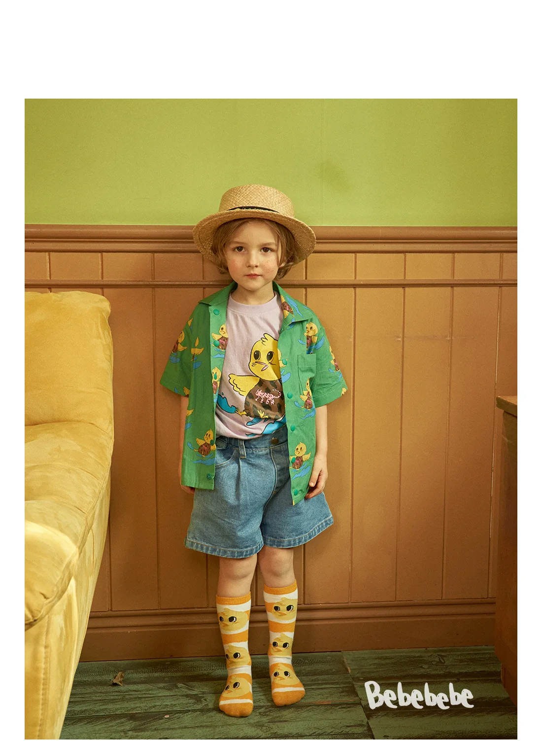 Children's Shirt 2022 Summer New Cartoon Girl Shirt Cotton Cute T-shirt Green Casual Shorts Two-piece Suit Children's Clothing angel baby suit