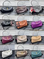 Sacs à main pour femmes en cuir véritable, collection Printemps-Automne 2026, avec boucle dorée, sacs à bandoulière de luxe, marque Rodeo 2