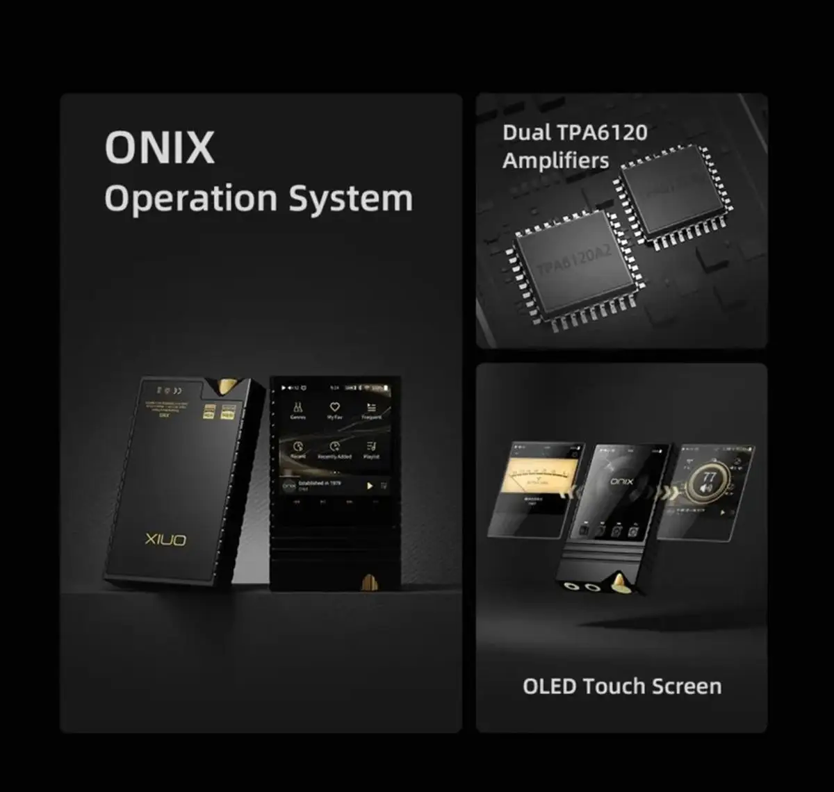 ONIX Overture XM5 HIFI ポータブル音楽 MP3 プレーヤー USB DAC LDAC
