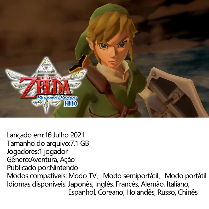 The Legend of Zelda: Skyward Sword HD, Jogos para a Nintendo Switch, Jogos