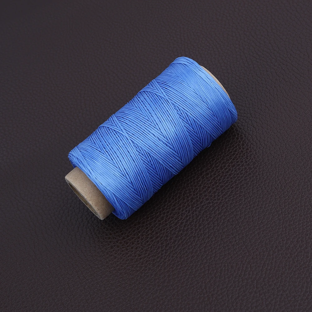 랩소디 260 미터 36 색상 150D 0.8mm 내구성 플랫 폴리 에스터 왁스 스레드 DIY 공예 꼰 문자열 가죽 바느질 라인