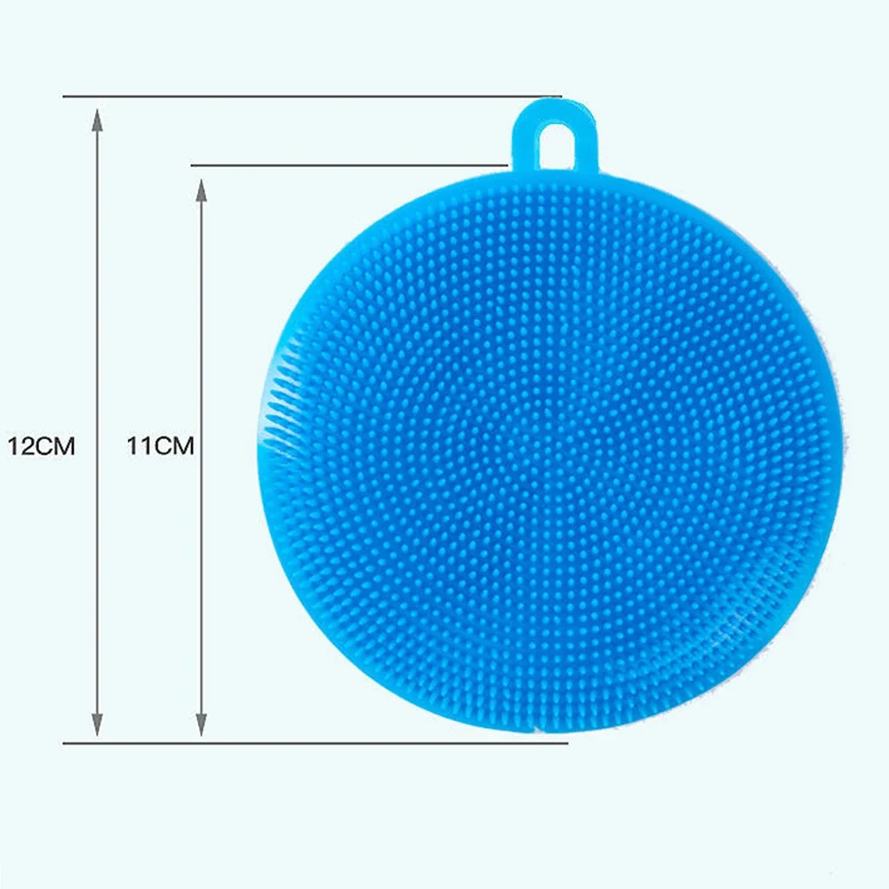 Silicone Dish Cloth Non Oily Kitchen Special Dishwashing Brush Dishwashing Cleaning Brush Scouring Pad And Rag