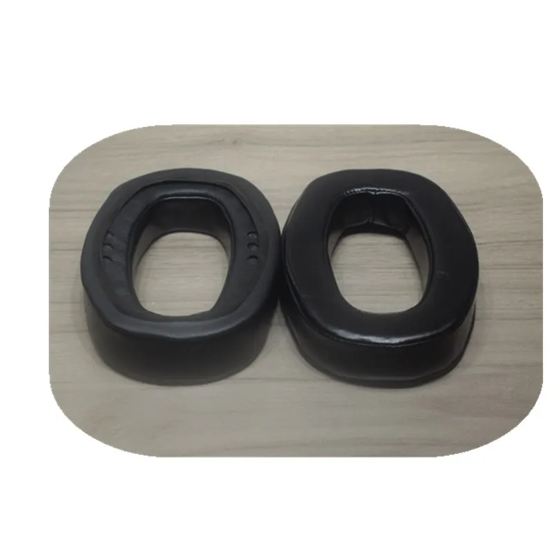 Almofadas de Orelha de Pele de Carneiro para Koss Esp950 Fones Substituição Earpads Almofadas de Espuma Almofadas de Ouvido Travesseiro Capa Copos Peças Preto
