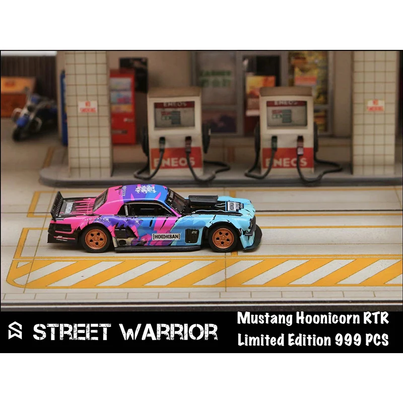 PreSale SW 1:64 Mustang Hoonicorn RTR F150 Hoonitruck Panda Figure Diecast Diorama Car Model Toys Street Warrior