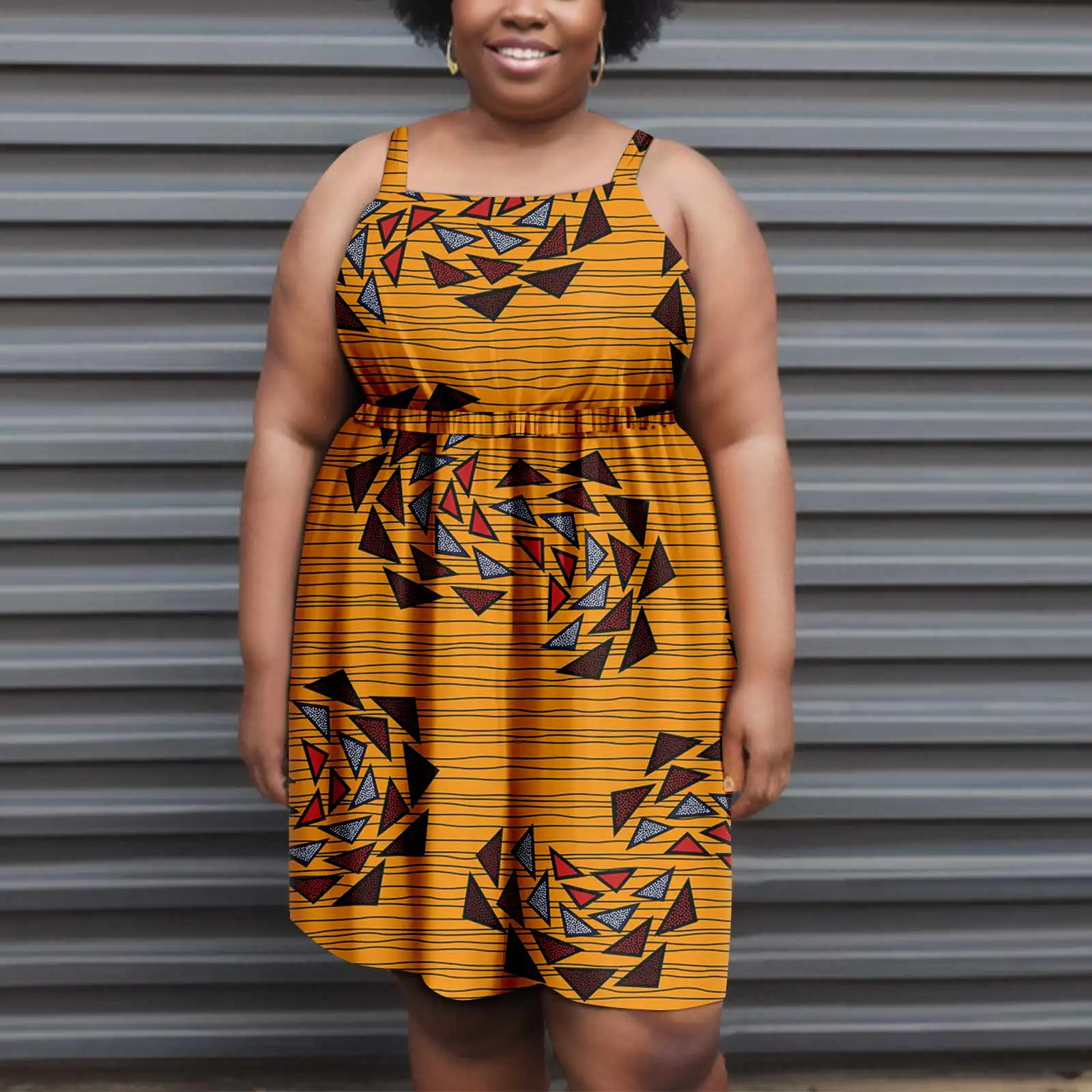 african-women's-plus-size-dresses-ankara-printed-fabric-sling-style-waist-elastic-pocket-embellished-casual-ski-a2325036