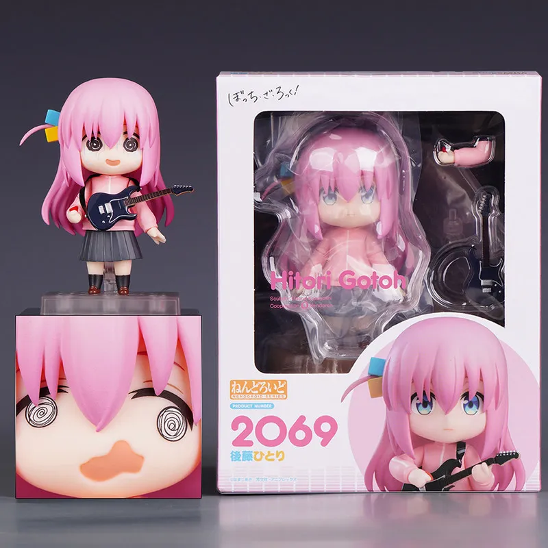 

10cm Anime Bocchi The Rock Gotoh Hitori 2069# PVC Action Figure Toy Model Collection Child Gifts