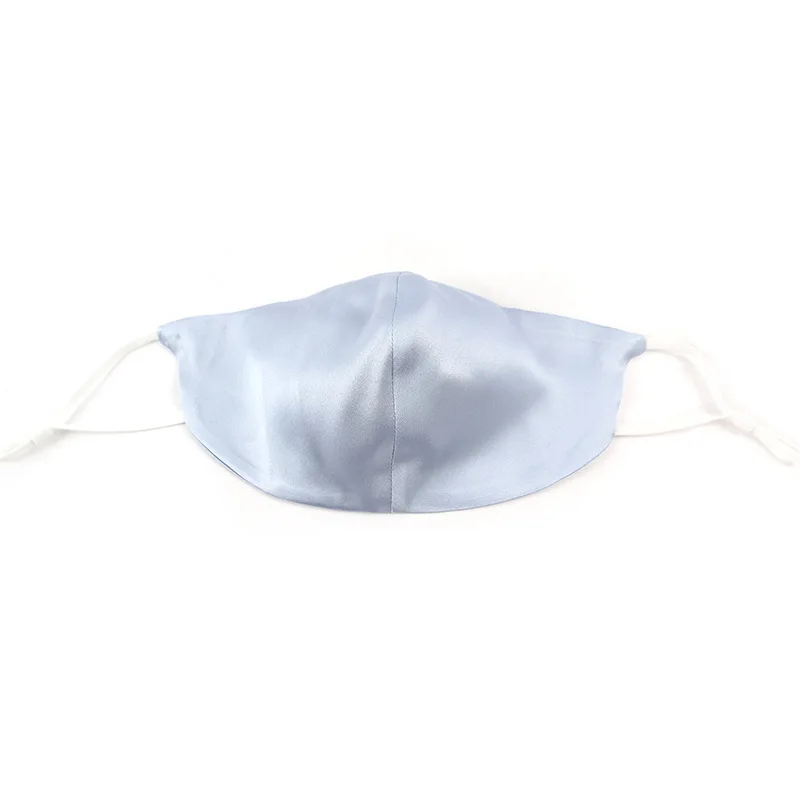 Birdtree Mulberry Silk Mask 19 Mm Insert Type With Filter Cross-border Ear Hook Type Washable Dust Masks A34439M