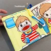 Baby Puzzle Fabric Books Parent-Child Interaction Early Learning Cloth Book 0-12 Months Ring Paper Develop Cognize Reading Toys 2
