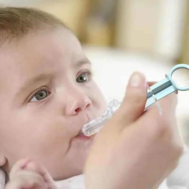 Baby Medicine FeederAnti-choking Silicone Baby Kids Smart Medicine Dispenser Needle Feeder Squeeze Dropper With Box