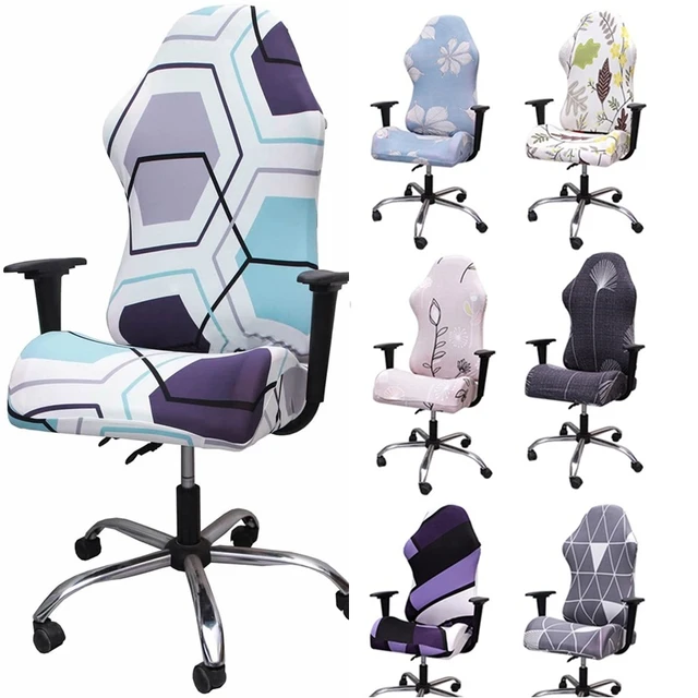 1 Pcs Gaming Chair Cover Elastic Spandex Office Gaming Recliner Computer  Chair Cover Leisure Club Armchair Seat Cover Multicolor - AliExpress