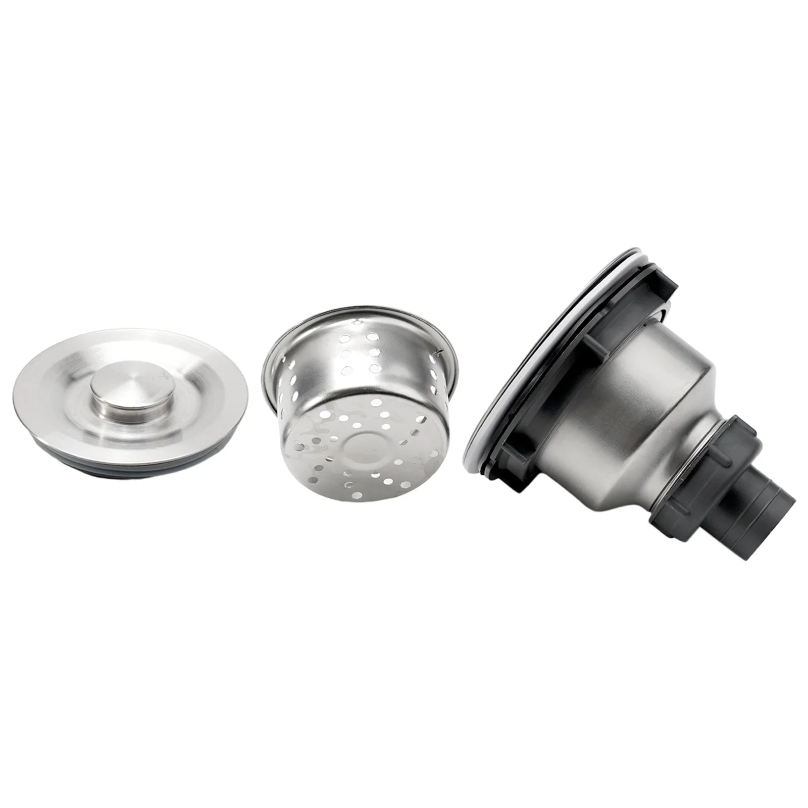 

High Quality Thickened 304 Stainless Steel Sink Strainer Plug Drain Filter Basket Drainer Kitchen Sink Strainer Stopper Waste
