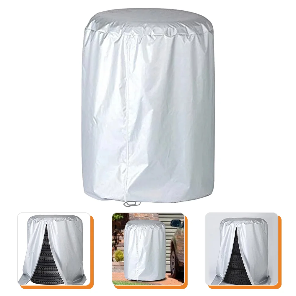 

Rv Wheel Cover Car Wheel Protective Cover Sunscreen Zipper Trailer Wheel Cover