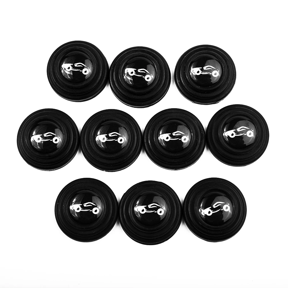 

Car Anti-collision Gasket Anti-collision Pad 2.8cm Diameter Gasket Silicone 10PCS 2.8cm Black Pad Sound Insulation