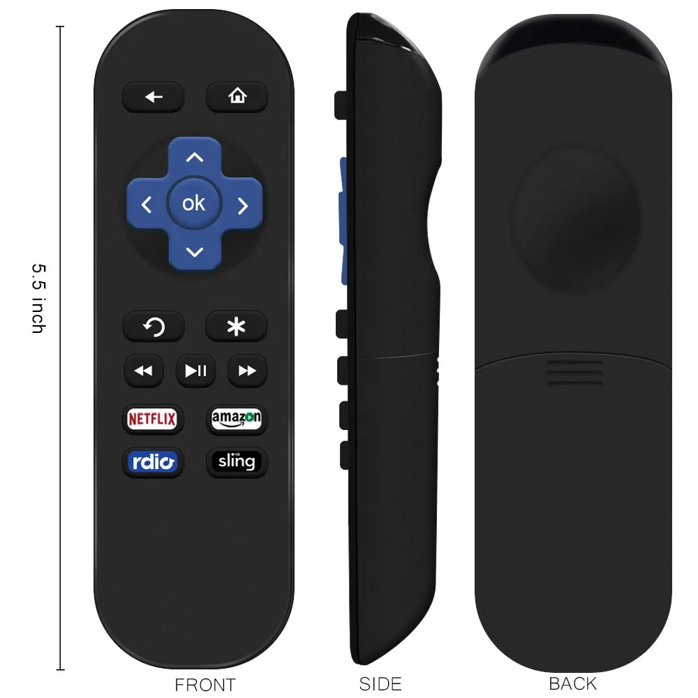 Streaming Player Remote Control Replacement for Roku