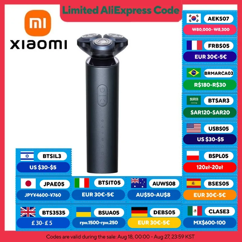 Electric Shaver For XIAOMI MIJIA Men S700 Whole Body Washing Rechargeable Shaving Machine