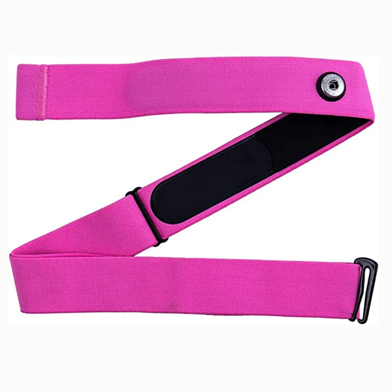 1Pc Heart Rate Monitor Replacement Soft Strap Adjustable Band Compatible with Wahoo Tickr Polar H7 H9 H10 Garmin Coospo XOSS 3