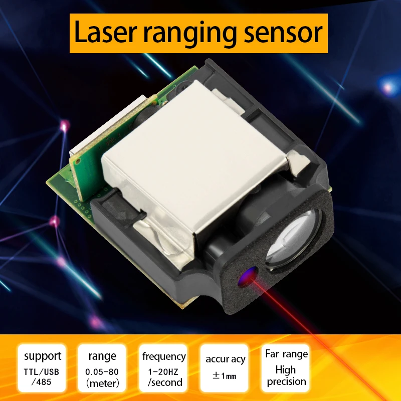 Laser distance sensor infrared lidar displacement module distance ...