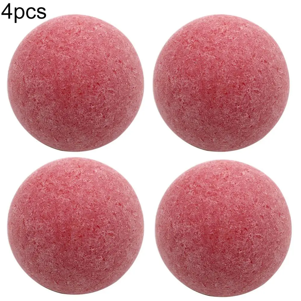 Soccer Ball Table Football Game Tabletop Soccer Game Table Soccer Ball Replacement 4Pcs for Children 1/36mm Foosball Roughened Surface Football Balls Indoor Games Kids Toys