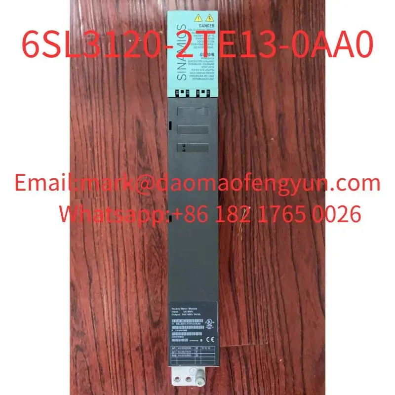 

6SL3120-2TE13-0AA0 Used Tested OK In Good Condition SINAMICS Double Motor Module input: 600V DC output: 400V 3AC, 3A/3A