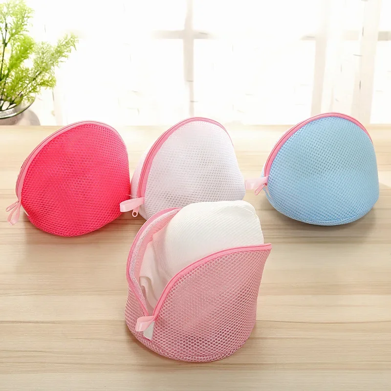 Triangle Bra Wash Laundry Bag Lady Women Bra Underwear Washing Machine Protection Net Mesh Bag Lingerie Hosiery Protect Mesh Bag 2