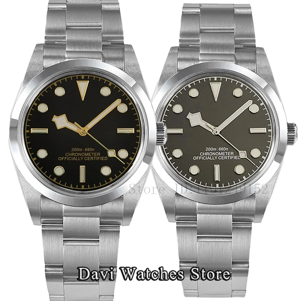

Goutent 36mm/39mm Black/Gray Classical Watches For Men Sapphire Glass NH35 Automatic Movement Mechanical Watch Relogio Masculino
