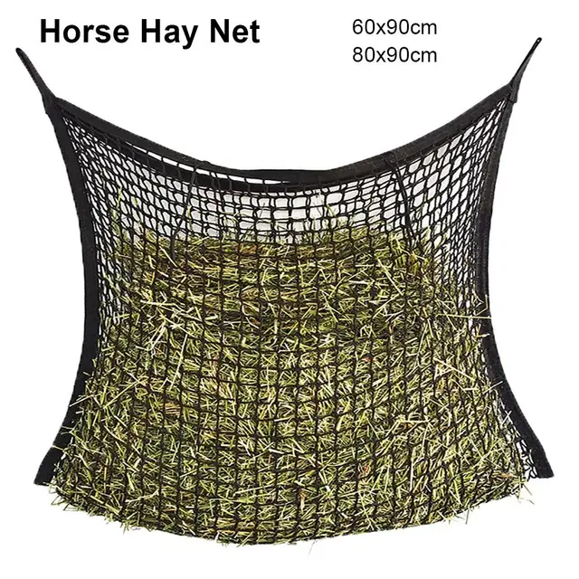 1Pcs New Slow Feed Hay Net Hanging 80x90cm Horse Hay Bag Large Capacity Hay Feeder Bag for Horses Goat Sheep 1Pcs New Slow Feed Hay Net Hanging 80x90cm Horse Hay Bag Large Capacity Hay Feeder Bag for Horses Goat Sheep