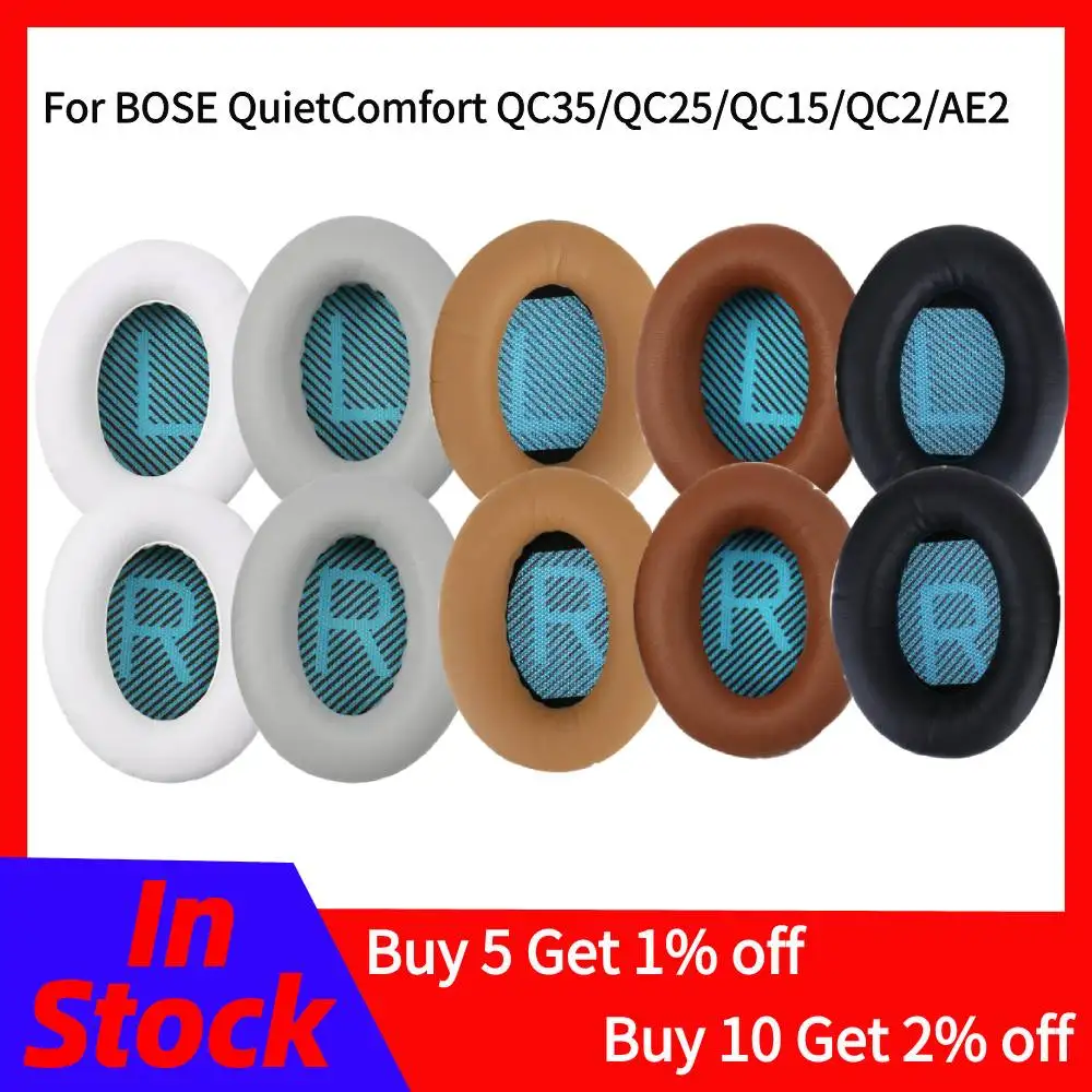 1 Pair Ear Pads For Bose Qc35/qc25/qc15/ae2 Soundtrue Bose