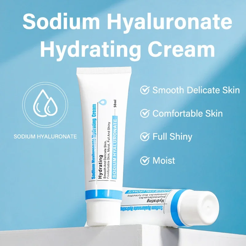 Foreign trade cross-border English version Sodium hyaluronate moisturizing cream moisturizing face cream