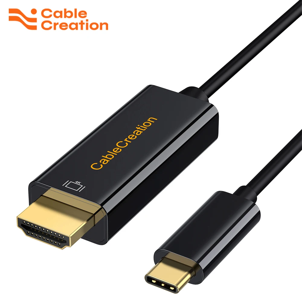 uni USB C to HDMI Cable, [4K, High-Speed] USB Type C to HDMI Cable for Home  Office, [Thunderbolt 3/4 Compatible] with Chromebook, MacBook Pro/Air