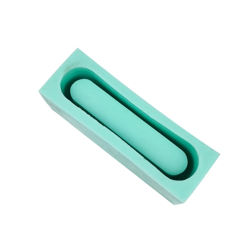 

Oval Business Card Holder Box UV Crystal Epoxy Mold Clay Plaster Silicone Mould