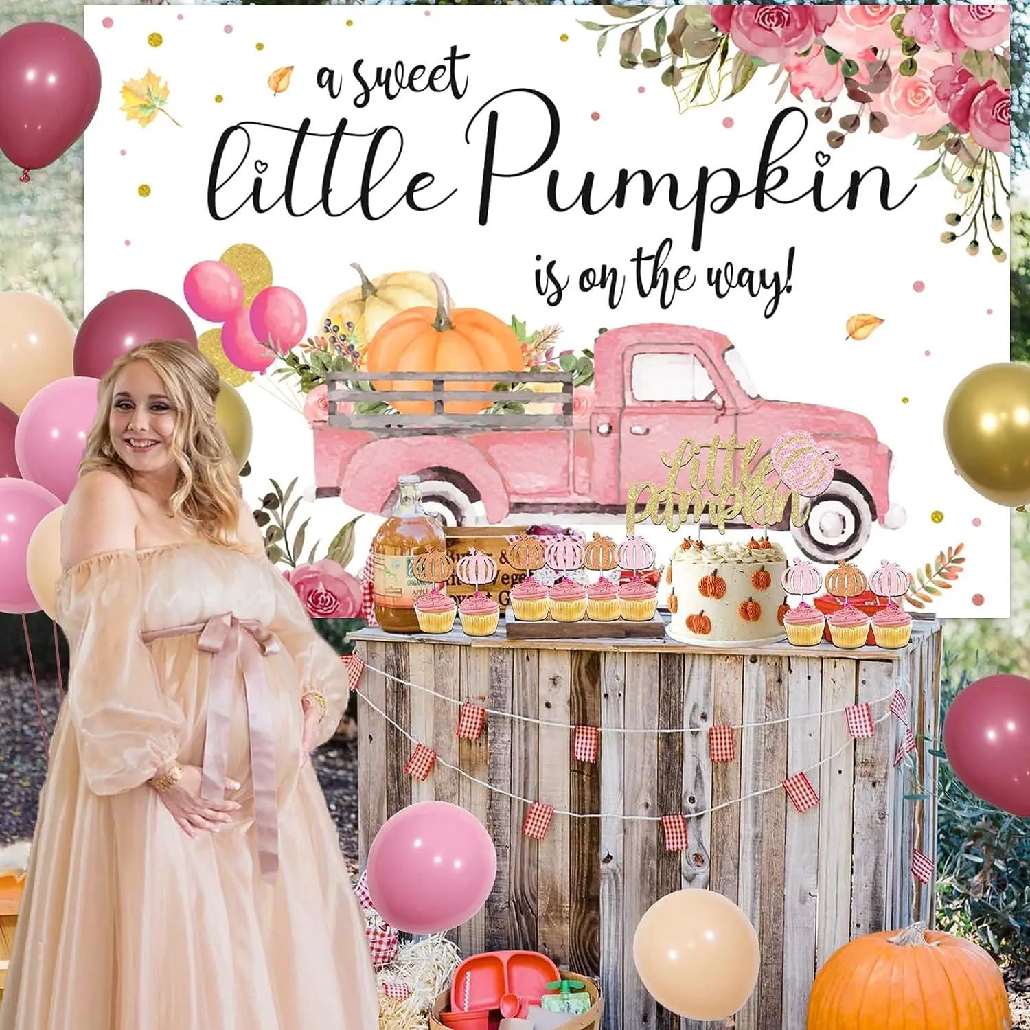Fall Birthday Party Pumpkin First Birthday Outfit Girl Little Pumpkin