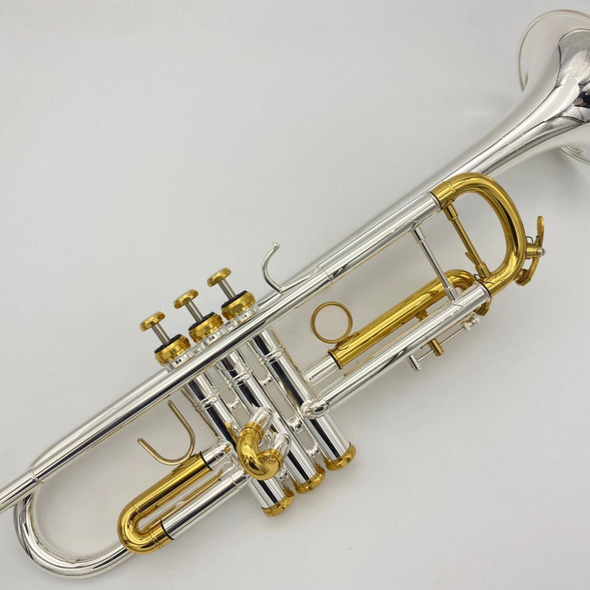 American Brand Professional Trumpet Instrument Beginners To Play Silver