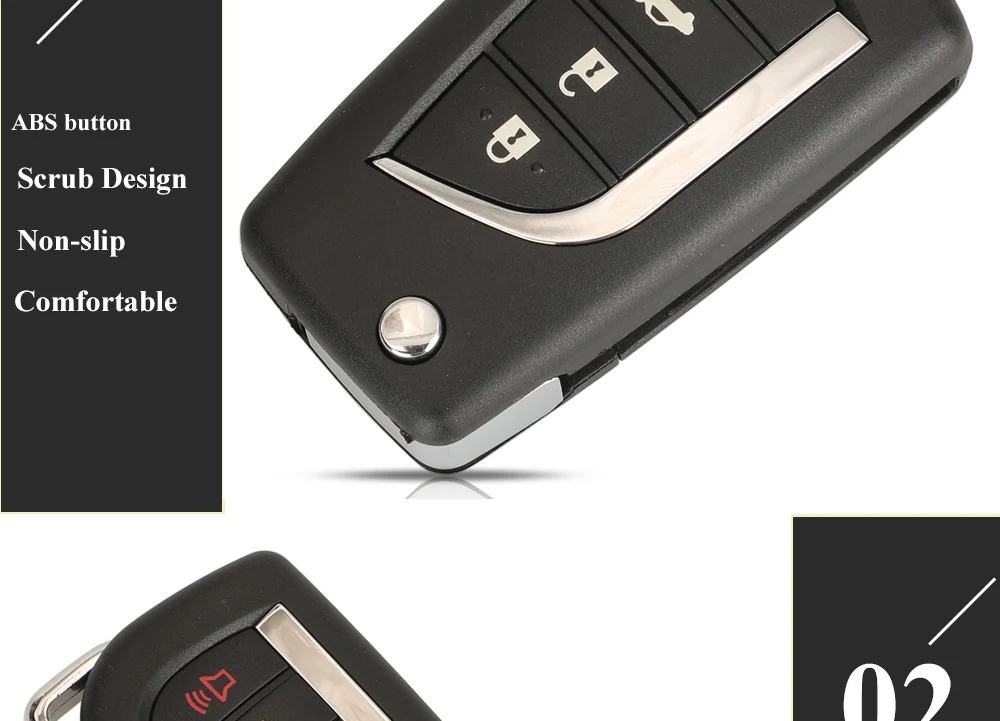 Chiave/Telecomando Per Toyota Camry 2018 -2020 Toy48 Sostituzione - 89070-06790 Fcc: Hyq12bfb Flip Remote 4 Pulsante 315mhz H (8a) Chip Toyota - Sfbbb455bc3b4451db5309759133c430cd