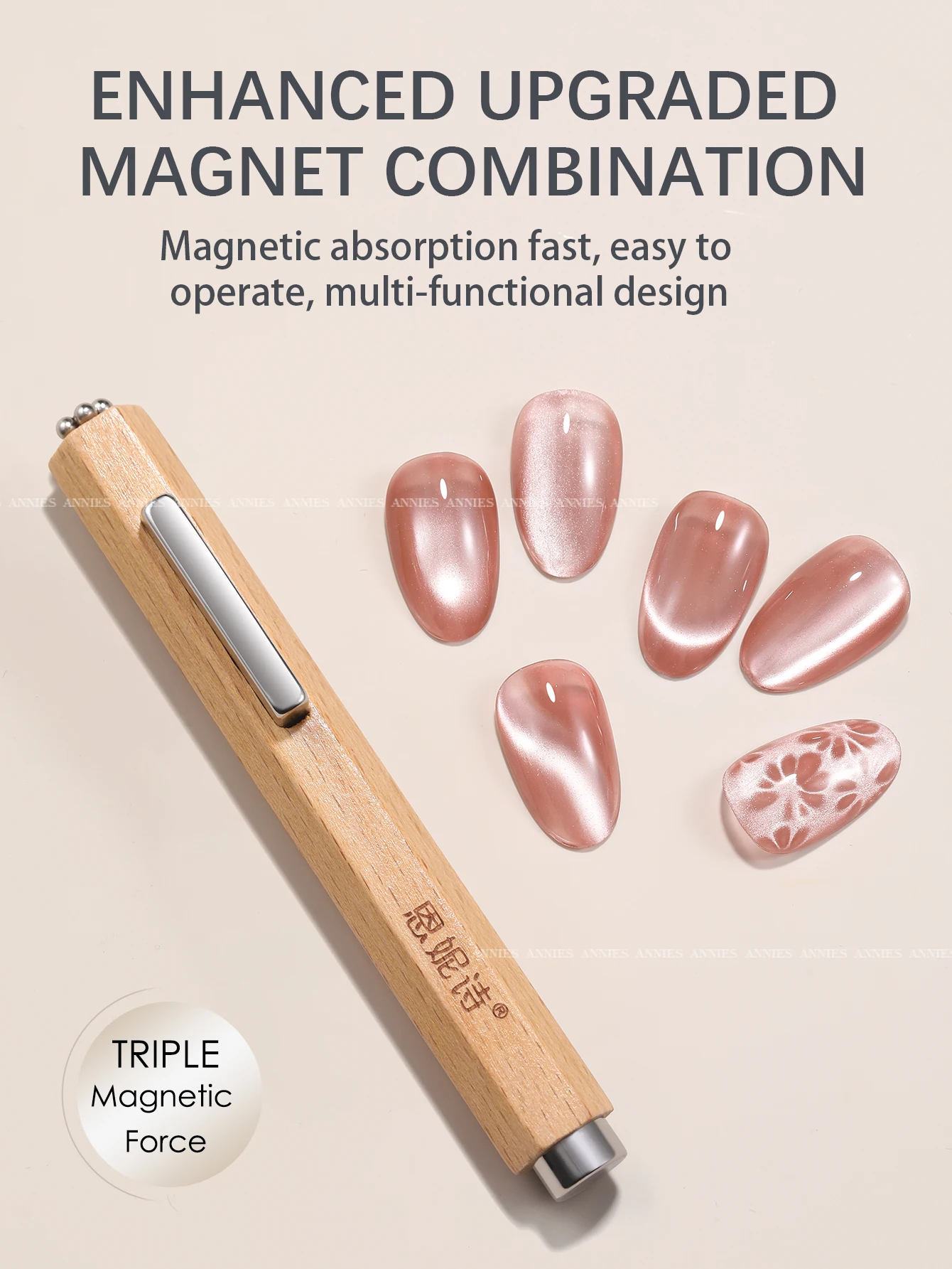 Cigar Large Magnet Three in one Nail Art Magnet for Cat Eye Nail Art