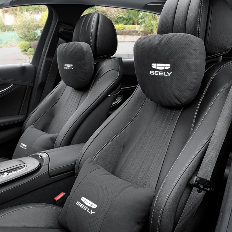 Car Neck Pillow Car Neck Pillow Seat Headrest Lumbar Spine Protection for Geely