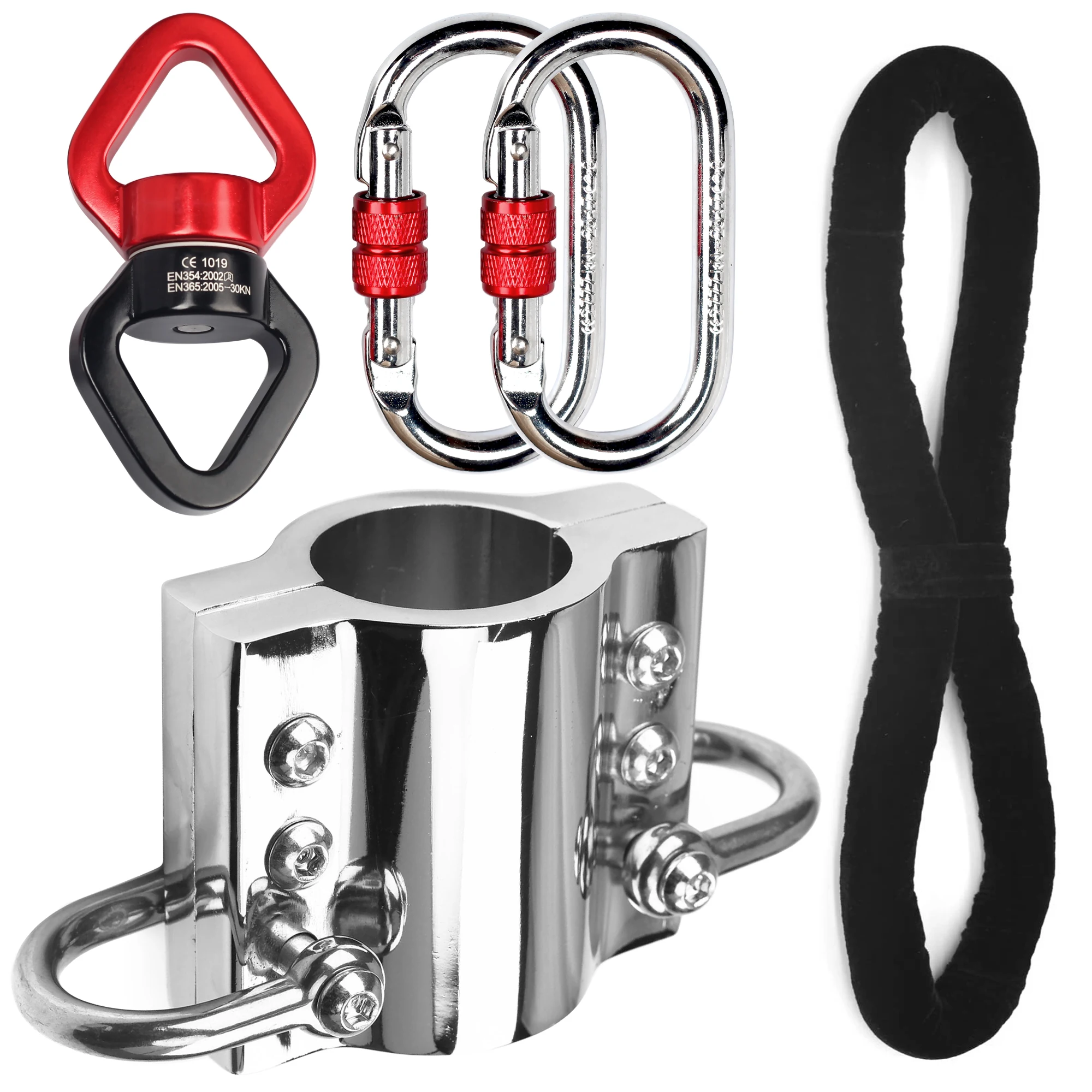 Palo Da Ballo Da 45Mm Palo Volante Silkii Pole Silks Fly Grip Accessori Dispositivo Di Rotazione Domestica Per Acrobazie