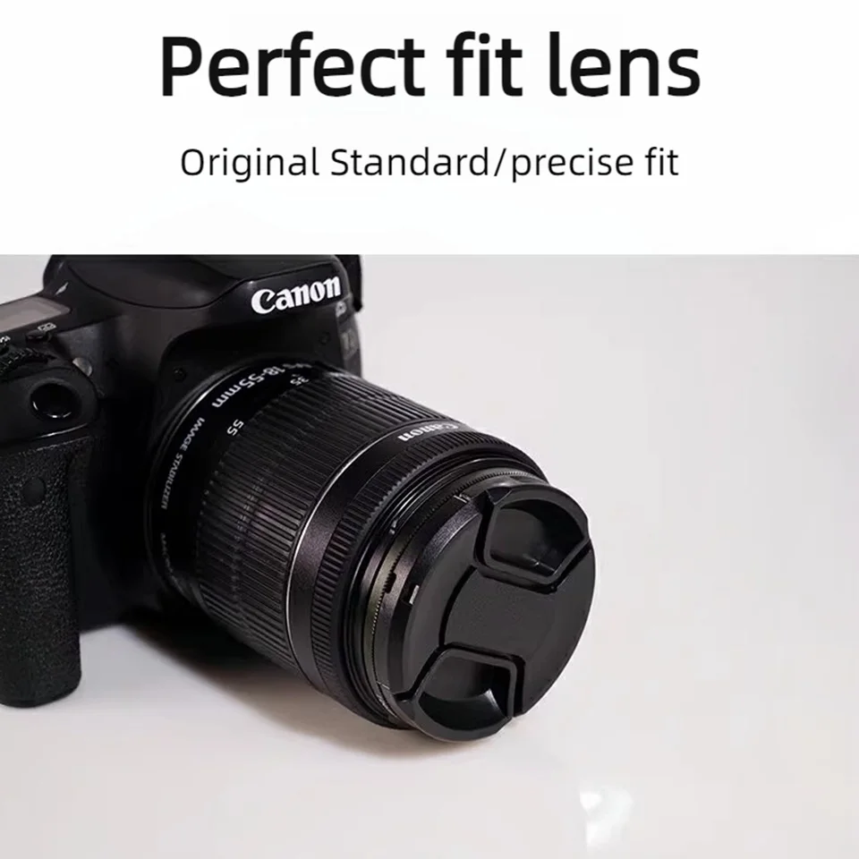 Lens Cap Protect Cover For Sony Nikon Canon SLR Camera 49mm 52mm 55mm 58mm 62mm 67mm camera lens