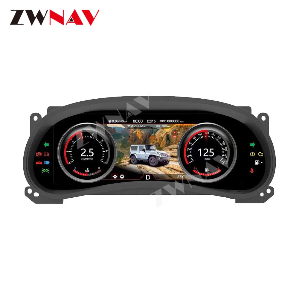 

Digital Cluster Virtual Cockpit Variant Dashboard For Jeep Wrangler 2010-2017 Dashboard Screen GPS Navigation Multimedia Player