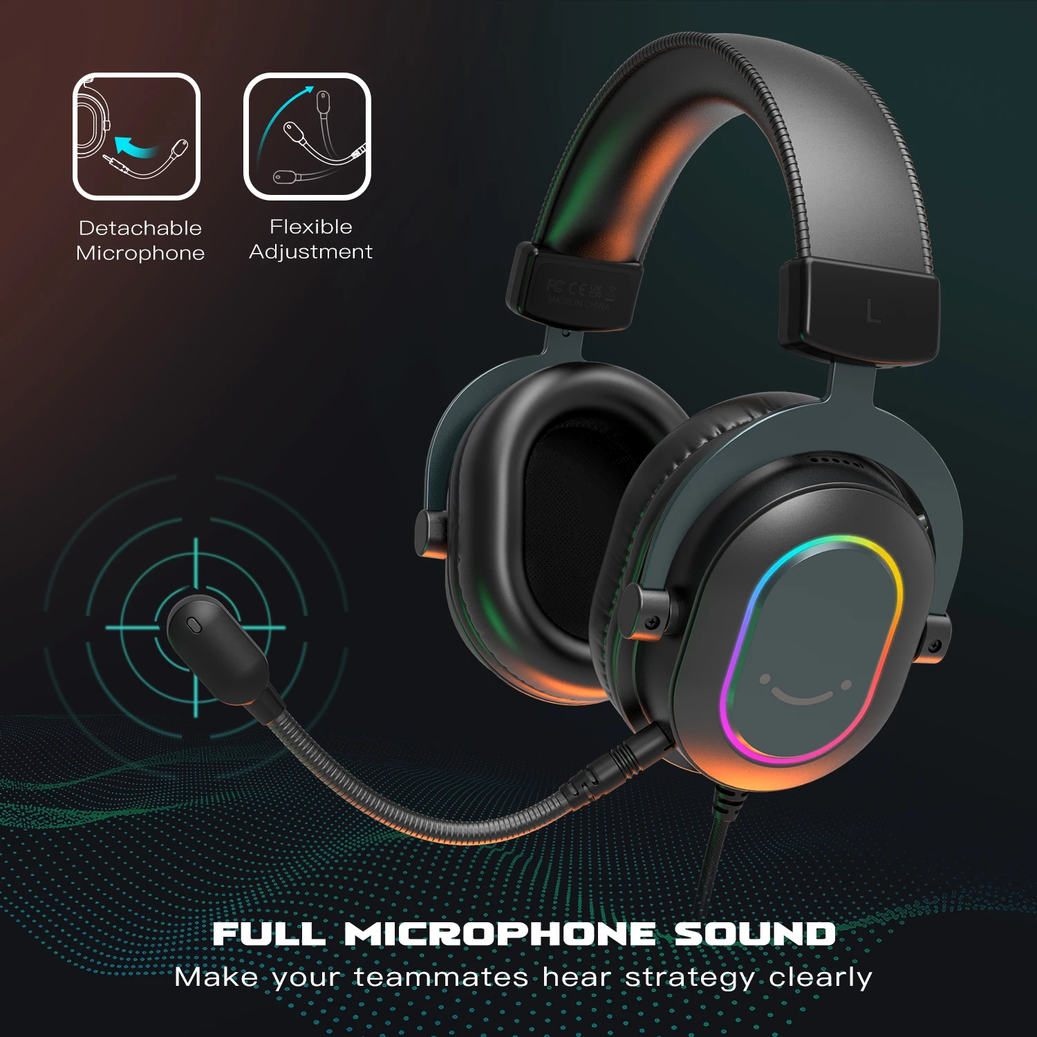 Fifine Dynamic RGB Gaming Headset thumbnail 4