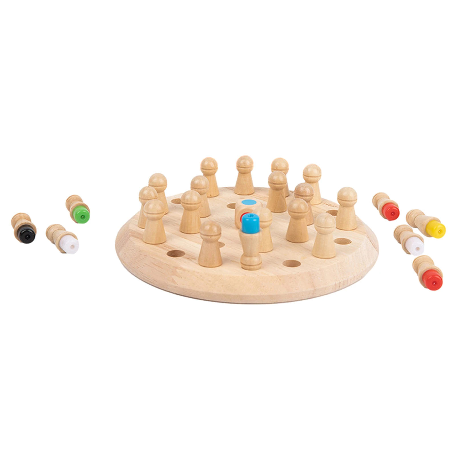 Wooden Memory Match Stick Chess Game Set Chess Board Matchstick Chess Game  Toy Funny Block Board Game Color Cognitive Ability To| | - AliExpress