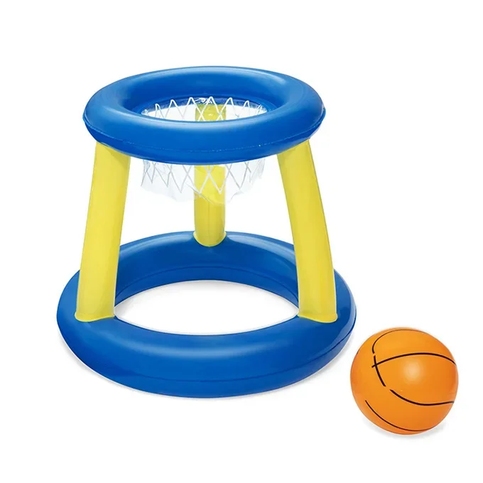 Inflatable Basketball Frame For Men Women's Baby Swimming Pool Water Sports Interactive Throw Basketball Football Goal Game Boar