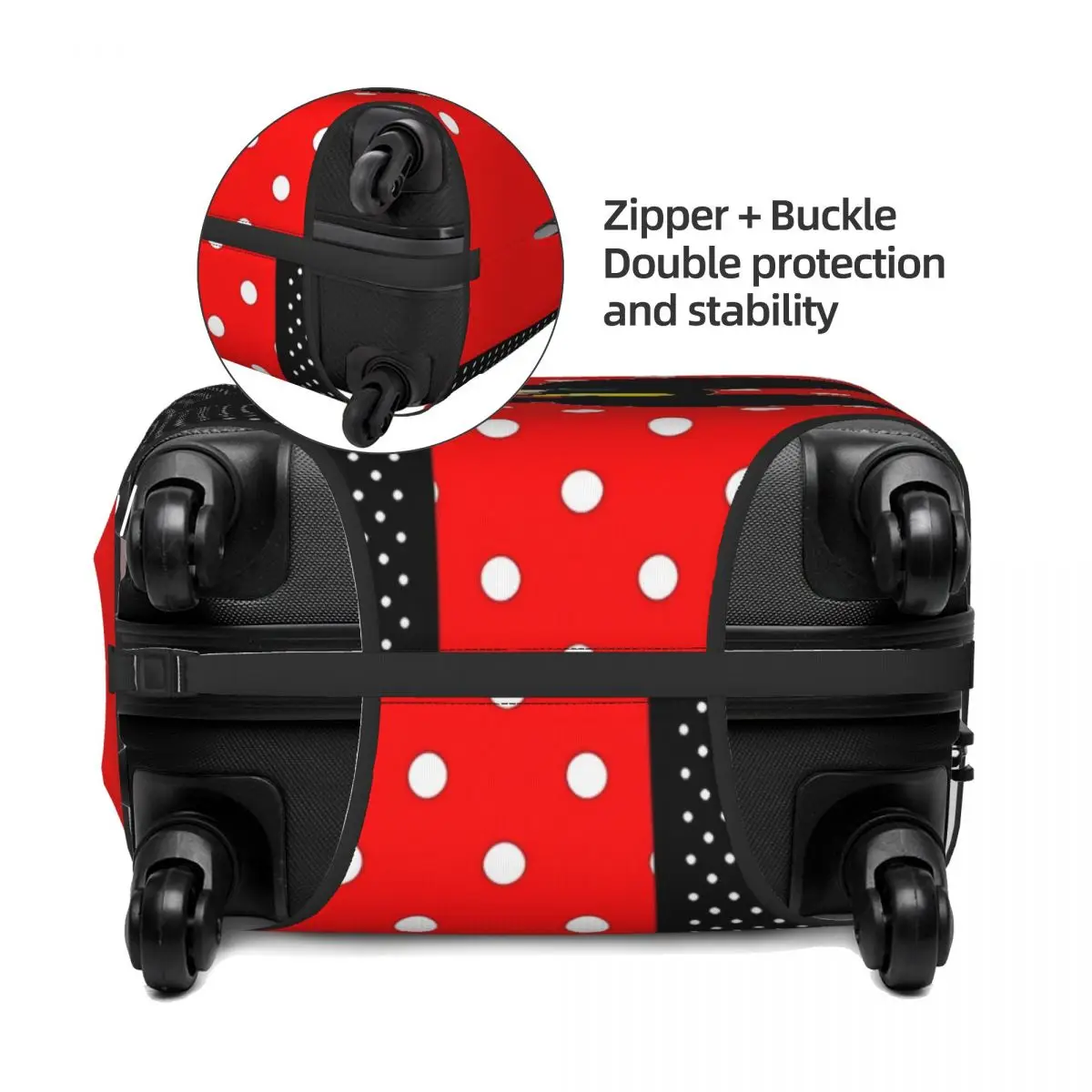 Mickey Mouse Print Suitcase Cover Customized Travel Vacation Elastic Luggage Case Protector 3