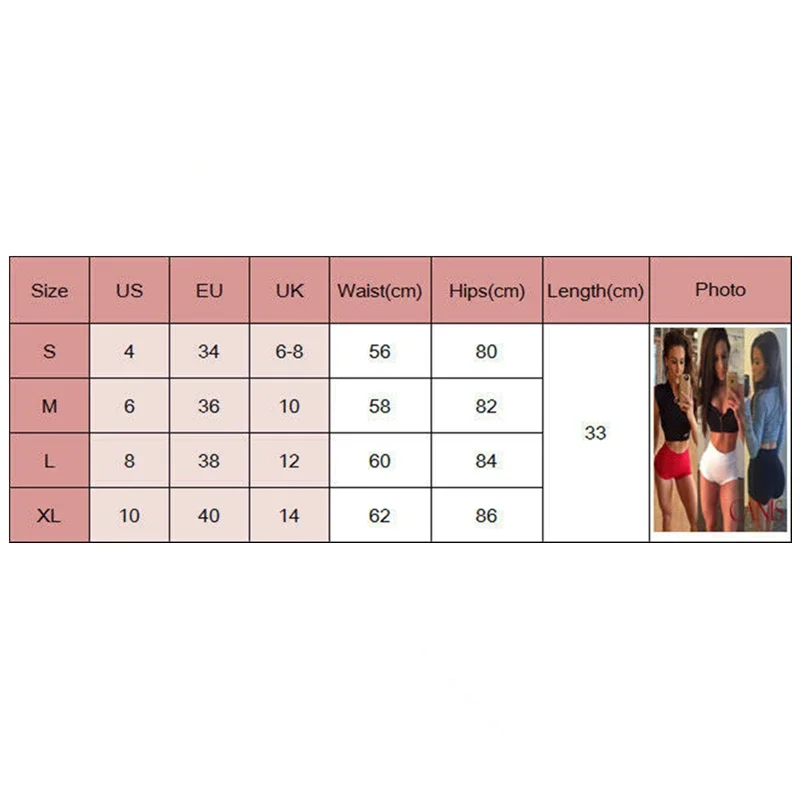 Women Shorts Fitness Sport High Waist Gym Shorts Running Jogging Hot Short Trousers Solid Color Elastic Waist Ladies Bottom