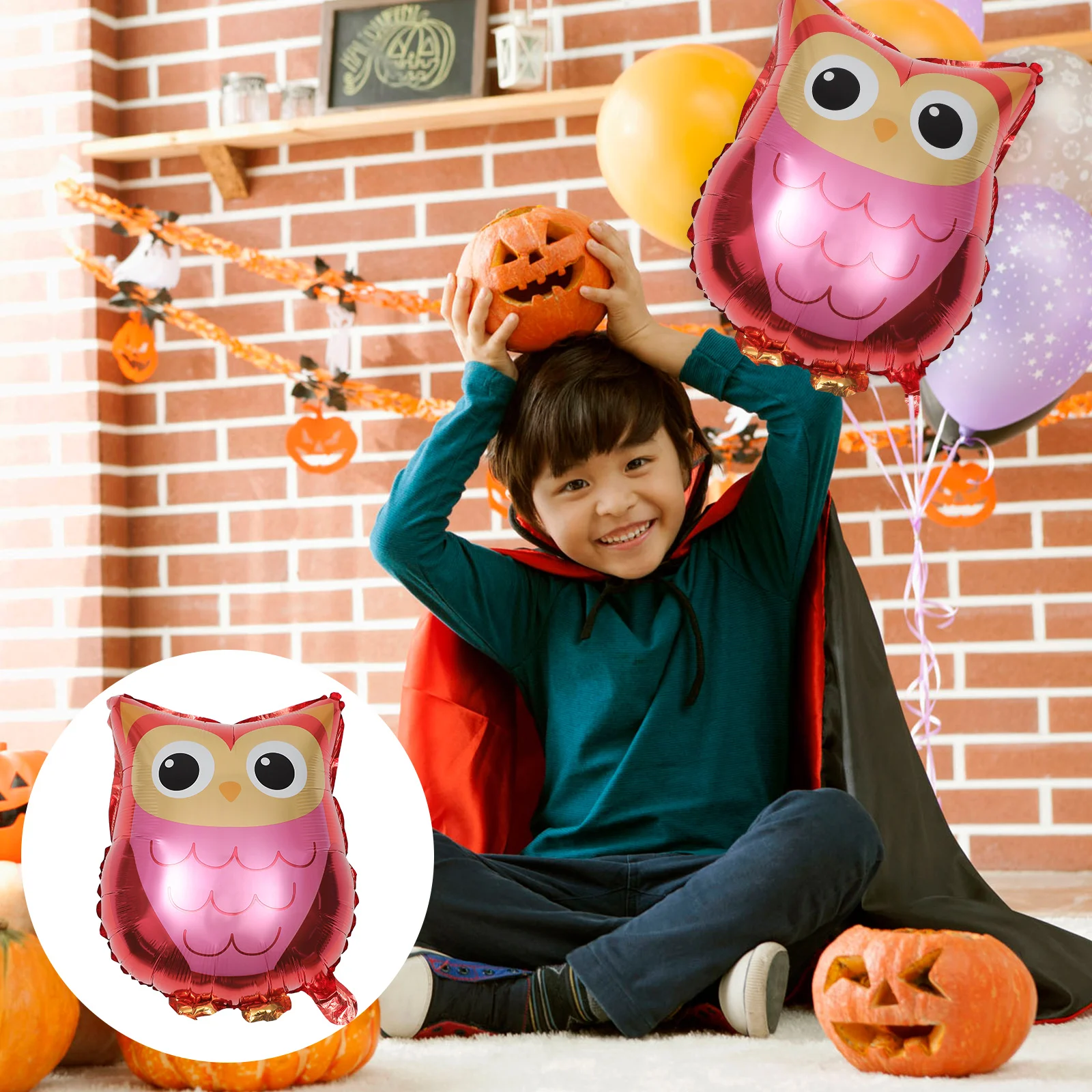 

Cartoon Decorative Decorative Owl Balloons Aluminum Film Balloon Graduation Balloon Owl Balloon Birthday Party Background
