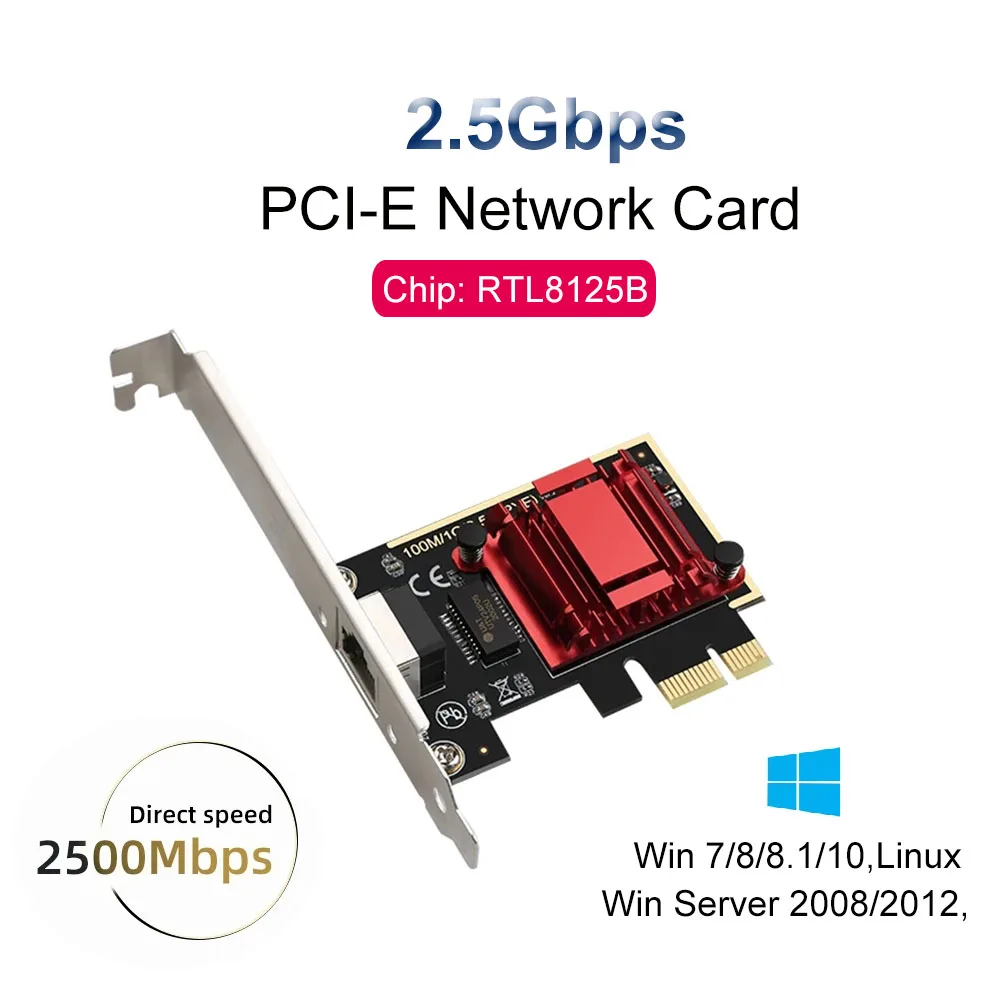Game-PCIE-Card-2500Mbps-Gigabit-Network-Card-10-100-1000Mbps-RTL8125 ...