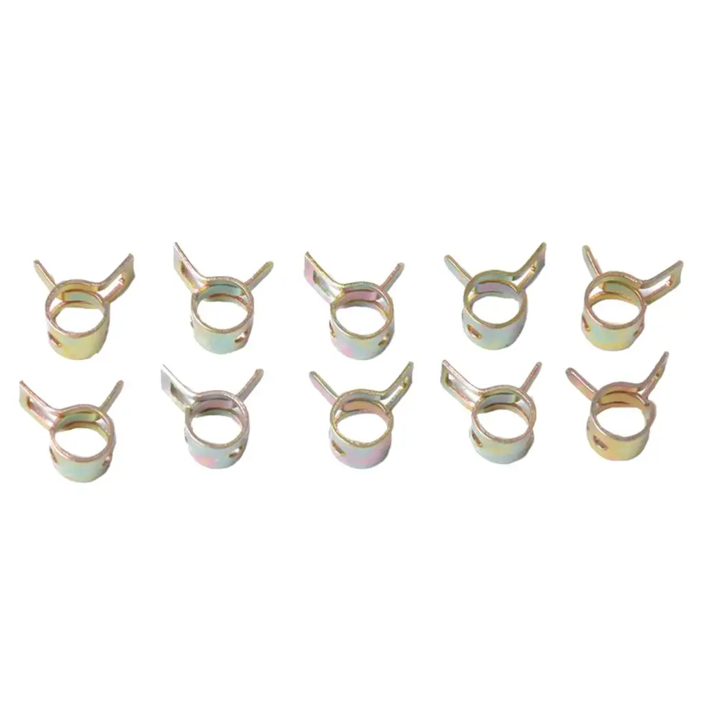 

10pcs Hose Spring Clip Clamps 17mm Steel Vacuum Fuel Oil Clips