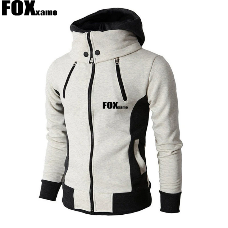 Foxxamo 따뜻한 후드 낚시 재킷, 가을 겨울 낚시 의류, 야외 스포츠 플리스 코트, 하이킹 낚시 사이클링 셔츠, 2023 신상