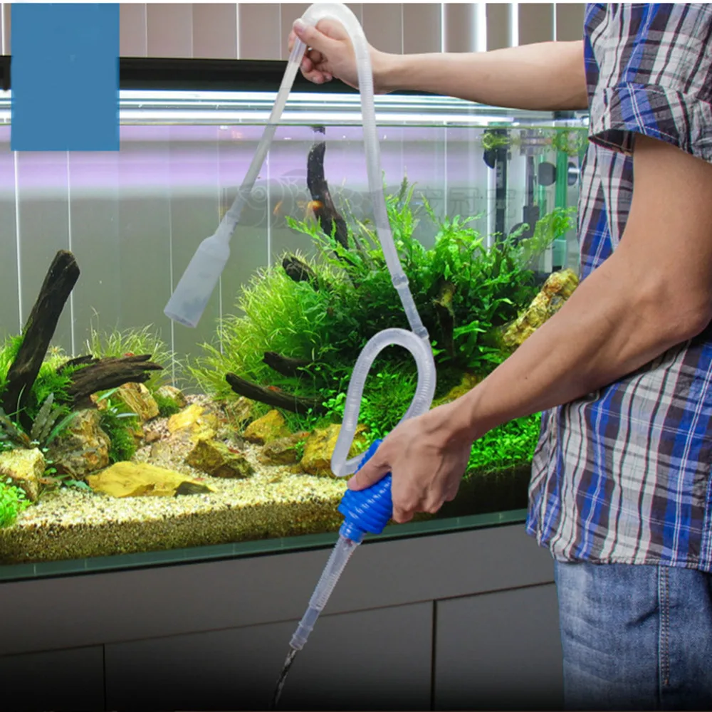 Title 2, Aquarium Fish Tank Vacuum Gravel Water Filter C...