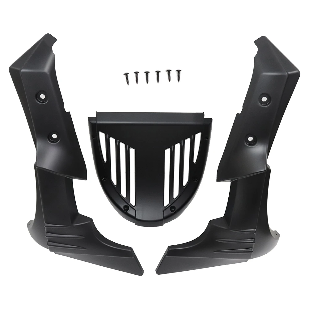 Motorcycle Front Lower Belly Pan Radiator Cover Chin Fairing Spoiler